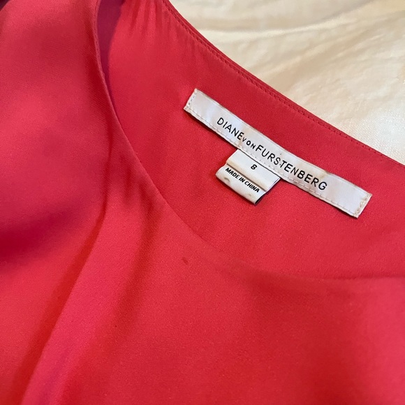 Pink Diane Von Furstenberg silk dress - Picture 4 of 7